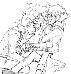 bastion_misawa chazz_princeton jaden_yuki tagme yaoi yu-gi-oh! yu-gi-oh!_gx