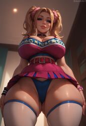 ai_generated big_ass big_breasts blonde_hair edenaiart juliet_starling