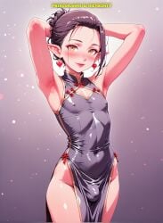 1boy ai_generated bulge dress femboy otoko_no_ko solo trap yaoi