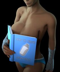 3d 3d_(artwork) big_breasts book book_covering_breasts covering_breasts femscout meme meme_reference mrbagheadman ouch_meme rule_63 scout_(team_fortress_2) sfm solo source_filmmaker team_fortress_2 valve