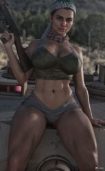 1girls 3d 3d_render abs activision ak-47 artist_name assault_rifle big_areola big_ass big_breasts big_nipples bottomwear brown_eyes call_of_duty cameltoe celebrity cga3d child_bearing_hips claudia_doumit cleavage cleavage_cutout clothed clothed_female clothing clothing_cutout curvaceous curvaceous_female curvaceous_figure curves curvy curvy_body curvy_female curvy_figure curvy_hips curvy_thighs dark_nipples detailed_background erect_nipples erect_nipples_under_clothes erotichris farah_karim female female_focus female_only fit fit_female front_view gun haram headgear headwear holding_object holding_weapon hourglass_figure huge_areolae huge_ass huge_breasts huge_nipples large_areolae large_ass large_breasts large_nipples light-skinned_female light_skin looking_at_viewer middle_eastern middle_eastern_female muslim muslim_female nail_polish navel nipple_bulge nipples_visible_through_clothing outdoors painted_nails partially_clothed patreon_logo rifle scarf see-through see-through_bra see-through_clothes see-through_clothing see-through_shirt see-through_top shiny shiny_skin sitting skin_tight skindentation solo solo_female solo_focus sweat sweatdrop sweating sweaty sweaty_body sweaty_breasts sweaty_legs sweaty_thighs tan tan-skinned_female tan_body tan_skin tanned tanned_female tanned_girl tanned_skin thick_thighs tight_clothes tight_clothing tight_fit toned toned_body toned_female topwear video_game video_game_character video_game_franchise voluptuous voluptuous_female watermark weapon wide_hips