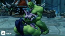 3d blizzard_entertainment double_penetration horde_domination mmf_threesome night_elf orc orc_male orced threesome tyrande_whisperwind vemsky3d world_of_warcraft