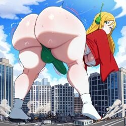 1futa ai_generated ass ass_jiggle ass_shake ass_wobble assquake big_ass big_breasts big_butt breasts cave_story city_destruction curly_brace debris destruction earthquake erection erection_under_clothes erection_under_loincloth falling_debris falling_rocks fundoshi fundoshi_futanari fundoshilover101 futanari geta giantess happi_(clothing) huge_ass huge_breasts huge_butt loincloth sarashi tabi_socks twerking