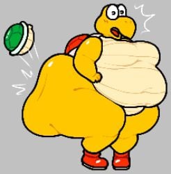 bbm big_ass bubble_butt chip_at_night huge_ass koopa koopa_troopa mario_(series) moobs nintendo overweight super_mario_bros. tagme thick_thighs wide_hips