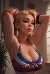 ai_generated big_ass big_breasts blonde_hair edenaiart juliet_starling