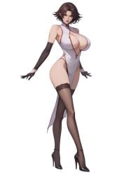 ai_generated bewitching_thighs big_breasts full_body lee_mayfeng shu standing taimanin_(series)