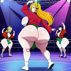 3futas ai_generated ass ass ass_jiggle ass_shake ass_wobble big_ass big_breasts big_butt breasts cave_story curly_brace erection erection_under_clothes erection_under_loincloth fundoshi fundoshi_futanari fundoshilover101 futanari happi_(clothing) huge_ass huge_breasts huge_butt loincloth nightclub sarashi tabi_socks