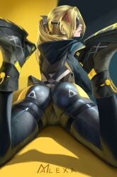 1girls big_ass big_butt blonde_female blonde_hair clothed fat_ass female female_only fully_clothed hoyoverse huge_butt huge_cock large_ass large_thighs m-alexa mihoyo soldier thick thick_ass tight_clothes tight_clothing tight_pants trigger_(zenless_zone_zero) visor_(eyewear) zenless_zone_zero