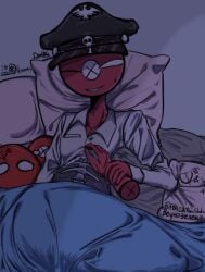 bed countryhumans gay half_naked male/male night soviet_union_(countryhumans) third_reich_(countryhumans) yaoi