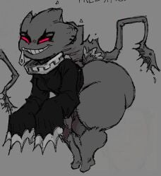 banette doodle ghastlybum greyscale milktooth monochrome mori_(milktooth) pokemon pokemon_(species) scared_bum sketch tagme