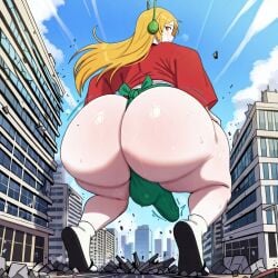 1futa ai_generated ass ass_jiggle ass_shake ass_wobble assquake big_ass big_breasts big_butt breasts cave_story city_destruction curly_brace debris destruction earthquake erection erection_under_clothes erection_under_loincloth falling_debris falling_rocks fundoshi fundoshi_futanari fundoshilover101 futanari geta giantess happi_(clothing) huge_ass huge_breasts huge_butt loincloth sarashi tabi_socks twerking