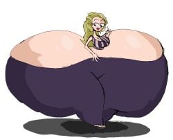 big_breasts big_lips blonde_hair colossal_ass gigantic_ass iceberg_body_shape iggy_azalea long_hair meat_wall_(body_type) organicgranite sandals sleeveless_shirt thick_thighs wide_hips