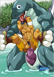 1boy 2boys abs anal anal_sex balls boy_rape censored chest cum cumshot erection forced_yaoi gay high_resolution huge_cock human hung_bottom interspecies large_insertion legs_held_open long_tongue male male/male male_only male_rape_victim malesub monster monster_on_male multiple_boys muscle muscles orgasm outdoors pecs penetration penis rape restrained sex shunpei_nakama shunpei_nakata spread_legs tagme tentacle tentacle_on_male tongue torn_clothes water yaoi