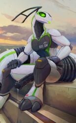 absurd_res android animal_genitalia animal_penis anthro big_penis bodily_fluids building cloud detailed_background digital_media_(artwork) dragon dripping english_text equine_genitalia equine_penis exhibitionism front_view genital_fluids genitals half-erect hand_on_hip hi_res how_to_dragon_your_train hybrid living_machine living_train living_vehicle locomorph long_tail machine male male_anthro mythological_creature mythological_scalie mythology outside pantograph penis plive precum precum_drip reptile robot scalie semitan sky solo standing sunset synth_(vader-san) tail text thick_tail tongue tongue_out train tramway_de_nantes vehicle white_body