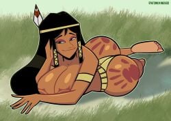1girls 2026 artist_name ass atomickingboo bethany_hummingbird big_ass big_breasts big_thighs breasts bust busty chest copper_skin curvaceous curvy curvy_figure digital_media_(artwork) english english_text female hips hourglass_figure huge_ass huge_breasts huge_thighs large_ass large_breasts large_thighs laying laying_down laying_on_ground laying_on_stomach legs mature mature_female native_american native_american_female oc original original_character slim_waist tan-skinned_female tan_body tan_skin text thick thick_hips thick_legs thick_thighs thighs voluptuous waist wide_hips wide_thighs