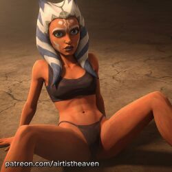 1girls accurate_art_style ahsoka_tano ai ai-created ai_art ai_assisted ai_generated airtist alien alien_girl alien_humanoid animated artist_name athletic bikini bikini_bottom bikini_top blue_eyes bra clone_wars close-up close_up closeup exercise_clothing female female_only fit high_resolution highres jedi jedi_padawan legs looking_at_viewer medium_breasts official_style orange_body orange_skin panties patreon sexy sexy_body sitting sitting_down sitting_on_floor skinny skinny_female solo solo_female solo_focus star_wars star_wars:_ahsoka tagme thong togruta underwear video watermark workout_clothes