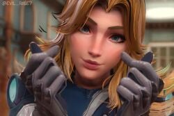 1girls 3d 3d_animation animated big_breasts blonde_hair blue_eyes blurry_background bodysuit breasts busty clothed clothing costume depth_of_field evil_rise7 fantastic_four finger_heart hand_heart heart heart_gesture heart_symbol holidays indoors inside invisible_woman invisible_woman_(marvel_rivals) kiss kissing kissing_viewer korean_heart large_breasts long_hair marvel marvel_comics marvel_rivals mp4 not_porn pov pov_kiss short_playtime shorter_than_10_seconds smile smiling_at_viewer sound sound_effects superhero superhero_costume superheroine tagme teeth valentine's_day video