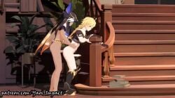 aether_(genshin_impact) animated cyno_(genshin_impact) femboy femboy_on_femboy femboy_only gay genshin_impact library male_only tagme video yaoi