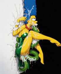 ai_assisted anal_sex double_penetration dress liquid marge_simpson rape raped_by_monster semen semen_in_mouth semen_on_body semen_on_chest tentacle tentacle_rape tentacle_sex the_simpsons vaginal_penetration
