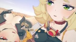 1boy 2girls 3d 3d_animation animated ass ass_grab bisexual bisexual_female blonde_hair blush bottomless bouncing_ass dark_skin dark_skinned_male female gloves great_celacanto_(gcelacanto/inmortalgreat) green_eyes hoyoverse kissing koikatsu lecheryamoreva light-skinned_female light_skin looking_at_viewer loop luciana_de_montefio male male_pov medium_breasts mihoyo misuzugon moaning mp4 nude nude_male opennsfwsp pale-skinned_female pale_skin petite petite_female piper_wheel pov red_eyes side_ponytail sound video yuri yuukis zenless_zone_zero