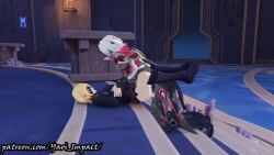 animated dainsleif_(genshin_impact) genshin_impact rerir_(genshin_impact) tagme video yaoi