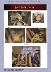 absurd_res animate_inanimate anthro blurry_vision bondage bound comic duo ear_piercing english_text genitals ghost hi_res horror_(theme) inner_monologue inside living_plushie male mammal mouse murid murine narration nude obrien_(artist) penis piercing plush_stuffing plushie plushie_gore plushification plushophilia reaching ripped_plushie rodent soul spirit suspense text thinking thread tobias_(obrien) waking_up