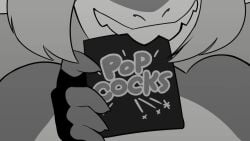 1boy 1futa 1girls animated anthro big_butt black_and_white blowjob character_request cum cum_explosion cum_in_mouth excessive_cum fellatio female furry futanari hung_bottom male male_on_futa payanuma short_playtime short_video sound tagme video