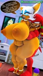 3d_(artwork) absurd_res ambiguous_penetration anthro ass bat big_breasts big_butt bracelet breasts breath choker claws clenched_teeth digital_media_(artwork) duo ear_piercing ear_ring echidna fangs female gold_(metal) gold_anklet gold_bracelet gold_choker gold_jewelry gold_necklace hi_res hoop_ear_ring huge_breasts huge_butt jewelry kiss_mark knuckles_the_echidna lips looking_pleasured male male/female mammal monotreme motion_lines muscular muscular_male necklace onomatopoeia panting penetration piercing plap_(sound) ring_piercing rocketspuff rouge_the_bat rough_sex sega sex smug_grin sonic_(series) sonic_the_hedgehog_(series) sound_effects speech_bubble standing standing_sex stomach_bulge teeth text thick_lips thick_thighs tiptoes toe_claws