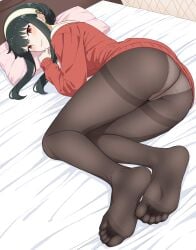 1girls 2d 2d_(artwork) 2d_artwork adoptive_mother adult_female anime_milf ass ass_focus bed bed_sheet black-haired_female black_hair blush blush_face blushing_female brown_legwear brown_pantyhose brown_stockings brown_tights busty_milf calves closed_mouth_smile curvy_milf cute digital digital_art digital_drawing digital_drawing_(artwork) digital_media digital_media_(artwork) drawing earrings feet female female_focus female_only fingers full_body groin hairband head_tilt high_resolution highres hot_milf indoor indoors knees lean_figure legs legs_closed legs_together legwear light_smile long_hair looking_at_viewer lying lying_down lying_on_bed lying_on_side milf mother narrow_waist on_bed on_side panties pantyhose pink_pillow questionable red-eyed_female red_eyes shoulders sidelocks slender_body slender_waist slim_female slim_waist smile smiley_face smiling smiling_at_viewer soles solo spy_x_family stockings thick_thighs thighband_pantyhose thighs thighs_together tights tilted_head to_bari toes underwear white_bed white_bed_sheet white_hairband white_panties white_underwear wife yor_briar yor_forger young_looking_female young_milf young_woman_and_milf