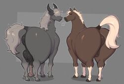 animal_genitalia animal_only ass ass_focus big_ass big_butt butt elden_ring epona_(tloz) equine feral horse horsecock huge_ass huge_butt large_ass large_butt the_legend_of_zelda torrent_(elden_ring) welwraith
