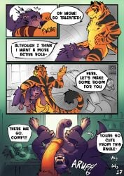 absurd_res anthro balls big_balls big_penis blush bodily_fluids book canid canine comic darius_(picantetortuga) deep_penetration deep_throat dialogue digital_media_(artwork) drooling duo english_text erection facial_scar felid fellatio fur genital_fluids genitals hi_res huge_balls huge_cock humanoid_genitalia humanoid_penis hyper hyper_genitalia hyper_penis hypnosis juno_(picantetortuga) lying male male/male male_penetrating mammal mind_control muscular mythological_canine mythological_creature mythology nipple_piercing nipples nude on_back open_mouth oral oral_penetration pantherine paper penetration penile penis picantetortuga piercing potion potion_bottle saliva scar sex smile speech_bubble stripes tail tail_motion tailwag text tiger tongue tongue_out werecanid werecanine werecreature