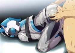 arms_bound ass ass_bigger_than_head ass_cleavage ass_crack ass_grab bodysuit bound bound_arms bound_legs captured captured_heroine cg cg_art cleavage crotch_cutout crotchless_bodysuit defeated defeated_heroine doggy_style faceless_male fat_ass greco_roman_(spiral_brain) hand_on_ass helmet helmet_with_visor heroine heroine_in_trouble kamen_rider kamen_rider_fourze_(series) kamen_rider_nadeshiko male/female male_hand_on_ass male_penetrating male_penetrating_female nadeshiko_(kamen_rider_fourze) nude nude_male nude_male_clothed_female penetration penis penis_in_pussy raped_superheroine sex sex_from_behind sexy sexy_pose shiny_bodysuit silver_bodysuit thick thick_ass thick_thighs thighhighs thighs tokusatsu torn_bodysuit unseen_male_face wide_hips