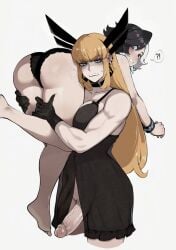 1futa 1girls 2d 2d_artwork ass futanari luna_snow luna_snow_(marvel_rivals) magik_(illyana_rasputin) magik_(marvel_rivals) marvel marvel_comics marvel_rivals masoq095 tagme