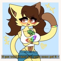 big_ass breasts cat_tail furry lewd_haru_(artist)