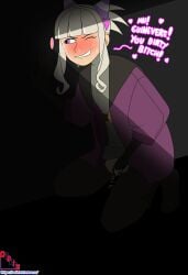 2d 2d_(artwork) 2d_artwork blonde-haired_female blonde_female blonde_hair blonde_hair_female horny horny_female knights_of_guinevere masturbation oddrich olivia_park on_knees princess_guinevere solo stealth_masturbation watching