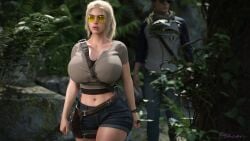 1boy 1boy1girl 1girls 3d big_ass big_breasts big_thighs billie_eilish breasts curvaceous curvy curvy_figure female hips huge_ass huge_breasts huge_thighs large_ass large_breasts large_thighs light-skinned_female light_skin male male/female mature mature_female otacon212 slim_waist straight thick thick_hips thick_legs thick_thighs thighs voluptuous waist wide_hips