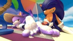 3d_(artwork) absurd_res anthro baggy_(artist) beach blaze_the_cat bodily_fluids clothing cum cum_on_feet digital_media_(artwork) domestic_cat dress duo eulipotyphlan feet felid feline felis female foot_focus genital_fluids hair hat headgear headwear hedgehog hero hi_res looking_back male male/female mammal masturbation milkmeister3d orgasm palm_tree plant ponytail princess royalty sand sega soles sonic_(series) sonic_the_hedgehog sonic_the_hedgehog_(series) sun_hat sundress toes towel tree umbrella