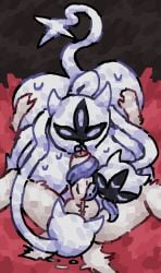 anal ass big_butt black_background bodily_fluids bovid breasts butt_grab canid canine caprine clover_(deltarune) darkner deltarune duo facesitting female fluffy genitals goat hand_on_butt hi_res licking lying lying_on_another male male/female mammal on_back oral penile penis penis_lick ralsei red_grass rimming scaliescum sex simple_background sitting_on_another spread_legs spreading sweat tail tail_motion tailwag tongue undertale_(series) white_body