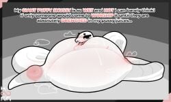 abstract_background anus big_anus big_vulva bodily_fluids cunnilingus female feral genital_fluids genitals grey_body grey_scales horiori huge_anus hyper hyper_anus hyper_genitalia hyper_vulva leaking_pussy_juice leaking_vagina licking non_mammal_vulva oral ori_(horiori) reptile scales scalie self_lick sex smelly snake solo teasing text tongue vaginal_fluids vaginal_penetration vulva white_body