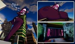 1girl1boy 1girls 2boys big_breasts breasts building building_destruction city city_background female female_focus fnf fnf_mods friday_night_funkin friday_night_funkin_mod giantess legs legwear macro macro_female micro_male mid-fight_masses nipple_bulge panties pink_hair pixel_art pixelated sarvente_(dokki.doodlez) sarvente_(friday_night_funkin) size_difference stockings thick_thighs thigh_crush thigh_crushing thighhighs thighs tight_clothing tiny_male turbado underwear white_gloves white_skin