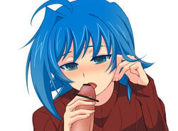 2boys aichi_sendo blush cardfight!!_vanguard censored femboy gay girly open_mouth oral tagme yaoi