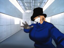 1girls 2023 anthro clothed clothing furrification furry furry_female furry_only genderswap_(mtf) hat rule_63 tagme virtual_insanity zzmonny