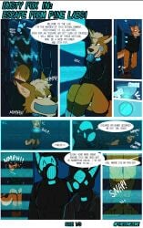 absurd_res anthro ass balls bodily_fluids bondage bondage_clothing bondage_gear bondage_gloves bound cage caged canid canine canvas_straitjacket captured chastity_(disambiguation) chastity_cage chastity_device clothing comic dialogue drone duct_tape fox fur gag gagged gagspeak genitals gimp_suit handwear harness hi_res invalid_tag kidnapping latex latex_clothing leather leather_harness leather_straitjacket male mammal muffled nude nude_anthro nude_male orgasm_denial penis restraints rope rope_bondage smallsavant straitjacket struggling surprised sweat tail tape tape_gag taped_mouth true_fox voweless