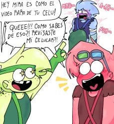 blowjob bluuzick_(kevin) broz_boyz broz_boyz_go ghost_girl hackzack_(zack) heart_symbol moaning oc ocs original_character original_characters sucking_penis zlayway_(miles)