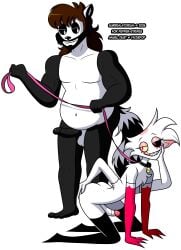 2026 4_arms absurd_res all_fours alpha_channel angel_dust anthro arachnid armwear arthropod balls bear beard belly black_beard black_body black_facial_hair black_fur black_penis black_sclera brown_hair chest_tuft clothing collar collar_tag demon dominant dominant_male duo elbow_gloves elbow_gloves_only erection facial_hair featureless_chest femboy fur genitals giant_panda gloves gloves_only gold_(metal) gold_tooth hair hand_on_butt hand_on_cheek handwear handwear_only hazbin_hotel hellaverse hi_res holding_leash holding_object leash leashed_collar leashed_male legwear long_hair male male/male mammal markings mostly_nude mostly_nude_male multi_arm multi_limb multicolored_body navel nude nude_male outline overweight overweight_male penis pepper_stripes pink_eyelids pink_leash pupils sharp_teeth simple_background smile spider striped_markings striped_tail stripes submissive submissive_male surrealatorium tail tail_markings teeth thigh_highs thigh_highs_only transparent_background tuft two_tone_body white_balls white_body white_fur white_outline white_pupils