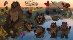 2025 animal_genitalia anthro barbell bear bisexual_pride_colors blep brown_bear brown_body brown_eyes brown_fur chibi countershade_torso countershading dice erection footprint front_view fur genitals grizzly_bear heart_symbol hi_res hockey_puck hockey_stick humanoid_genitalia humanoid_penis hybrid_genitalia hybrid_penis labradorszn lgbt_pride male male_anthro mammal model_sheet nipples nude nude_anthro nude_male open_mouth overweight overweight_anthro overweight_male pawprint penis pink_penis pride_colors pubes rear_view sheath sheathed_humanoid_penis sitting smile smiling_at_viewer solo standing surprised tail teeth tongue tongue_out ursine vein veiny_penis