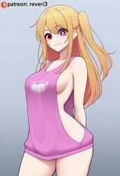 1female 1girl 1girls 1woman ai ai_art ai_generated armpit armpit_crease armpit_fetish armpits armpits_fetish artificial_intelligence bangs blonde_hair boobs braless breasts female hips hoshino_ruby long_hair long_sidelocks looking_at_viewer no_bra no_panties no_pants oshi_no_ko patreon red_eyes reveri3 sidelocks solo solo_female solo_girl solo_woman standing thighs tits titties waist white_eyes yellow_hair