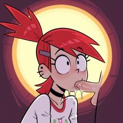 ai_generated blowjob blowjob_face fellatio foster's_home_for_imaginary_friends frankie_foster loafduck tagme