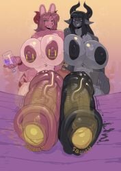 2futas big_areola big_ass big_balls big_breasts big_butt big_nipples big_penis big_thighs blush cum dickgirl flustered futanari huge_ass huge_breasts huge_cock hyper_penis lucy_(thisaccountdoesexist) marcella_(abitrandom) nanokindred nanovexx nipple_piercing sandwich_position sandwiched smegma smegmafied_cum steam steaming_body sweat sweating veiny_penis