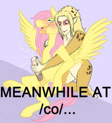 blue_eyes cheetara equine fluttershy_(mlp) friendship_is_magic furry futanari horsecock intersex my_little_pony penis red_eyes straight_hair the_truth thundercats thundercats_2011 unknown_artist